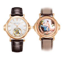 Load image into Gallery viewer, 2020 New Seagull Men's Tourbillon Watch Spring Summer Autumn Winter Four Seasons Limited Edition 18K Rose Gold Flip Case 638.867