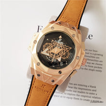 Load image into Gallery viewer, NEW HUBLOT Luxury Brand quartz Mens Watches Quartz Watch Stainless Steel Strap  men's wristwatch classic business dress  watch