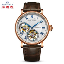 Load image into Gallery viewer, Seagull Men's Watch Double Tourbillon High-end Watch 18K Rose Gold Case Private Custom Exclusive ST8080GC
