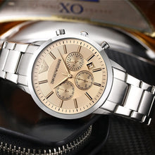 Load image into Gallery viewer, Armani- Luxury Brand women quartz Watches men Watch Stainless Steel Strap wristwatch classic watch father gift 57 orders