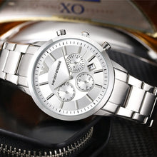 Load image into Gallery viewer, Armani- Luxury Brand women quartz Watches men Watch Stainless Steel Strap wristwatch classic watch father gift 57 orders