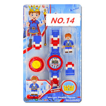 Load image into Gallery viewer, Kids Magic Intellectual blocks Series Compatible Kids Watch Avengers Batman Iron Man SpiderMan friend Toy for children watches