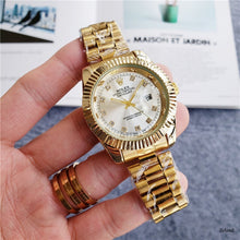 Load image into Gallery viewer, Rolex- Women Men's Quartz Watch fashion Luxury Tops brand Gift gold Casual Waterproof Designer watches 942Orders