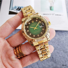 Load image into Gallery viewer, Rolex- Women Men's Quartz Watch fashion Luxury Tops brand Gift gold Casual Waterproof Designer watches 942Orders