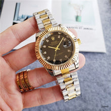 Load image into Gallery viewer, Rolex- Women Men's Quartz Watch fashion Luxury Tops brand Gift gold Casual Waterproof Designer watches 942Orders