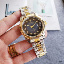 Load image into Gallery viewer, Rolex- Women Men's Quartz Watch fashion Luxury Tops brand Gift gold Casual Waterproof Designer watches 942Orders