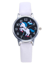 Load image into Gallery viewer, Brand New Fashion Cute Harajuku Unicorn Girl's Boy's Children Watch SportS Jelly Leather Watch Women HOT Cartoon WristWatch